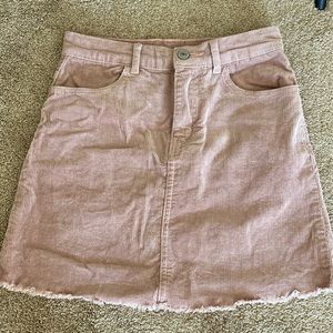 Brandy Melville Corduroy Rose Skirt (Small)